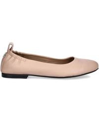 BOSS - レザー フラットシューズ - Lyst