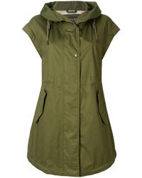 Woolrich Parka à design sans manches - Vert