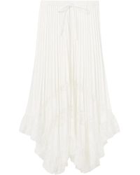 Claudie Pierlot - Jupe Mi-Longue À Lien De Resserrage - Lyst