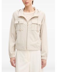 Joseph Ribkoff - Hooded Flap-Pocket Jacket - Lyst