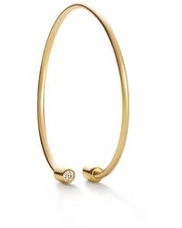 Shihara - 18Kt Twist Round 03 Diamond Single Earring - Lyst