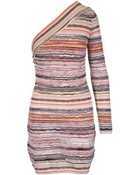 Missoni - ストライプ ミニドレス - Lyst