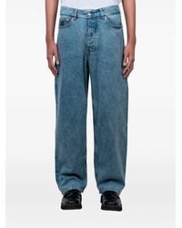 by Parra - Graphic-Patch Washed Jeans - Lyst