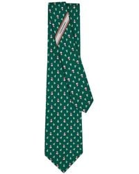 Ferragamo - Christmas Print Silk Tie - Lyst
