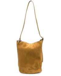 JOSEPH - Fold Suede Bucket Bag - Lyst