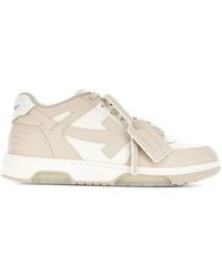 Off-White c/o Virgil Abloh - Out Of Office Sneakers Met Leren Vlak - Lyst