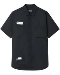 Izzue - Logo-Patch Short-Sleeve Shirt - Lyst