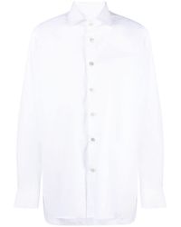 Kiton - Pointed-collar Cotton Shirt - Lyst