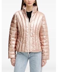 ARMANI EXCHANGE - Funnel-Neck Quilted Jacket - Lyst