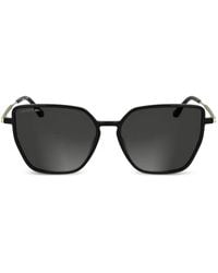 Lacoste - Geometric-Frame Sunglasses - Lyst