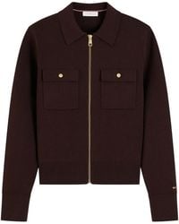 Tommy Hilfiger - Zip-Up Pocket-Detail Cardigan - Lyst