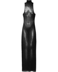 Jean Paul Gaultier - High-Neck Body-Print Dress - Lyst