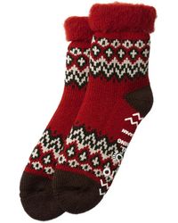 RoToTo - Fairisle-Patterned Slipper Socks - Lyst