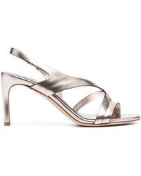Roberto Del Carlo - 85Mm Slingback-Strap Detail Sandals - Lyst