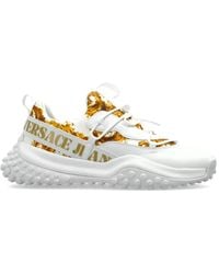 Versace Jeans Couture - Baroque-Print Sneakers - Lyst