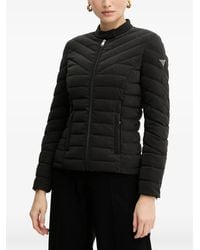 Guess - Gesteppte Jacke mit Reißverschluss - Lyst