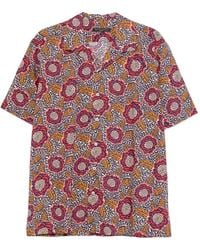 Brian Dales - Floral-Print Short-Sleeve Shirt - Lyst