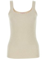 Valentino Garavani - Ribbed Tank Top - Lyst