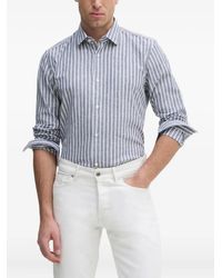 Joop! - Striped Cotton-Linen Shirt - Lyst
