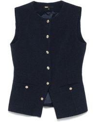 Maje - Top Aus Bouclé - Lyst
