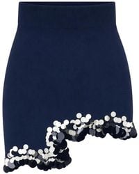 Ph5 - Casey Wavy Sequin-Embellished Mini Skirt - Lyst