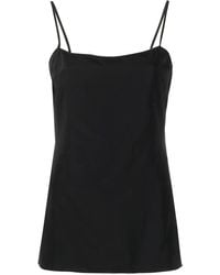 Alberta Ferretti - Square-Neck Camisole Top - Lyst