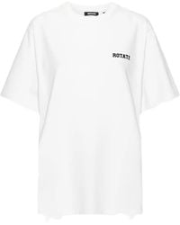 ROTATE BIRGER CHRISTENSEN - T-Shirt À Coupe Oversize - Lyst