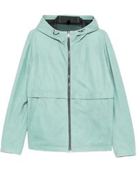 Tagliatore - Hooded Leather Jacket - Lyst