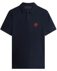 Tommy Hilfiger - Logo-Embroidered Piqué Polo Shirt - Lyst