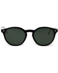 Giorgio Armani - Round-Frame Sunglasses - Lyst