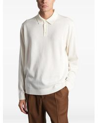 Roberto Collina - Long-Sleeve Polo-Collar Sweater - Lyst