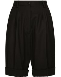 Dolce & Gabbana - High-Waisted Tailored Shorts - Lyst