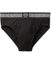 Versace - Cotton-Jersey Briefs - Lyst