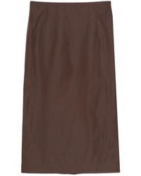 St. Agni - Midirock mit Schlitz hinten - Lyst