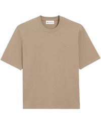 Ami Paris - T-Shirt À Logo Ami De Coeur Brodé - Lyst