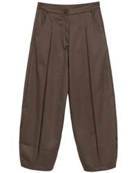 Source Unknown - Mika Tuck Straight-Leg Trousers - Lyst