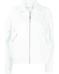 Dion Lee - Zip-Up Fitted Bomber Jacket - Lyst