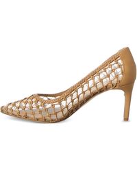 Ferragamo - 70 Mm Ilary Geweven Pumps Met Mesh - Lyst