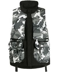 Mostly Heard Rarely Seen - Camouflage-print layered gilet - Lyst
