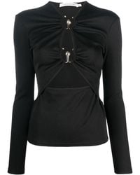 Christopher Esber - Cut-out Long Sleeve Top - Lyst