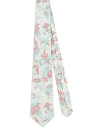 Etro - Jacquard Floral Motif Tie - Lyst