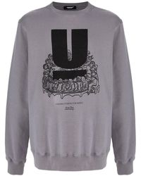 Undercover - Logo-print Crew Neck Sweatshirt - Lyst