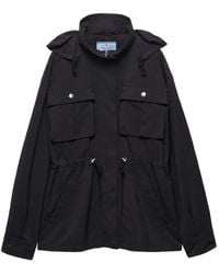 Prada - Parka En Tissu Technique - Lyst