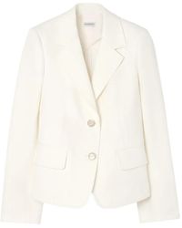 Burberry - Cotton Tailored Jacket - Lyst