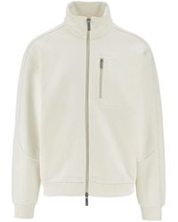 Herno - Laminar Zip-Fastening Sweatshirt - Lyst