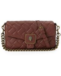 Kurt Geiger - Pimplico Quilted Eagle-Plaque Shoulder Bag - Lyst