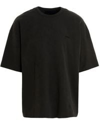 Juun.J - T-Shirt mit Logo-Stickerei - Lyst