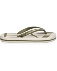 EA7 - Tongs À Plaque Logo - Lyst