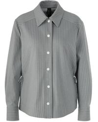 Marc Cain - Striped Shirt Jacket - Lyst