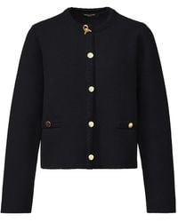 Fabiana Filippi - Braided-Trim Button-Up Cardigan - Lyst